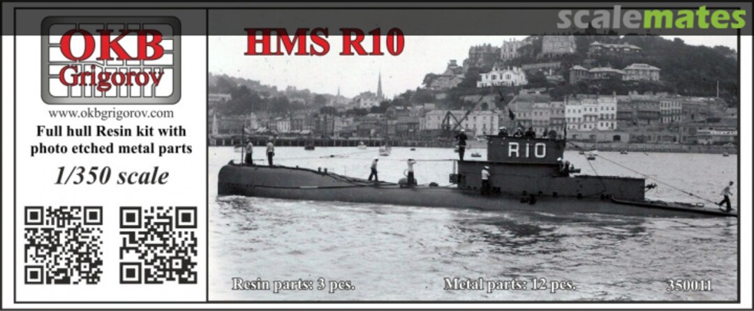 Boxart HMS R10 350011 OKB Grigorov Boxart HMS R10 350011 OKB Grigorov