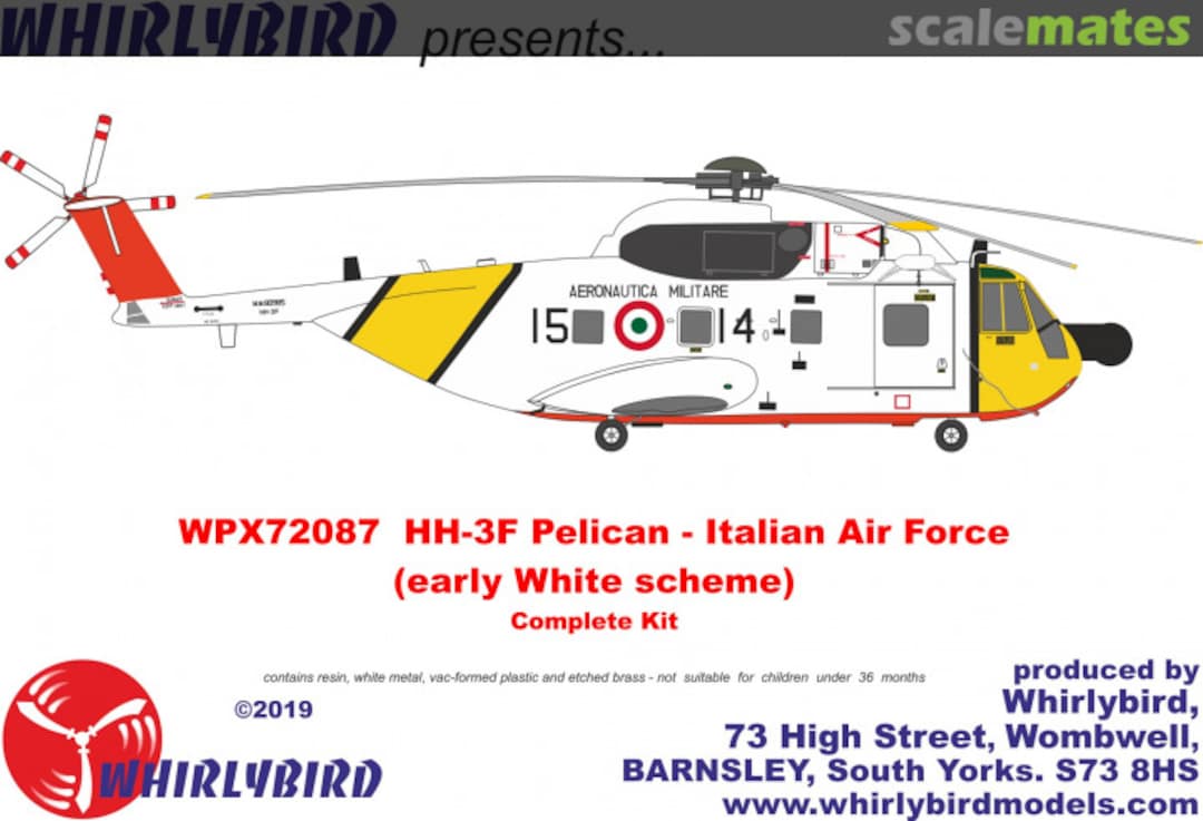 Boxart HH-3F Pelican WPX72087 Whirlybird Boxart HH-3F Pelican WPX72087 Whirlybird