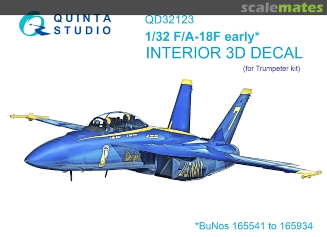 Boxart F/A-18F - Early QD32123 Quinta Studio Boxart F/A-18F - Early QD32123 Quinta Studio