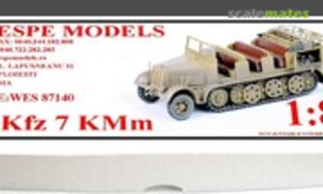 SdKfz 7 KMm (Wespe Models WES 87140)