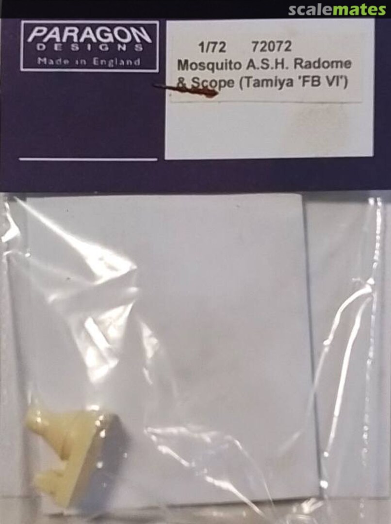 Boxart Mosquito A.S.H. Radome & Scope 72072 Paragon Designs Boxart Mosquito A.S.H. Radome & Scope 72072 Paragon Designs