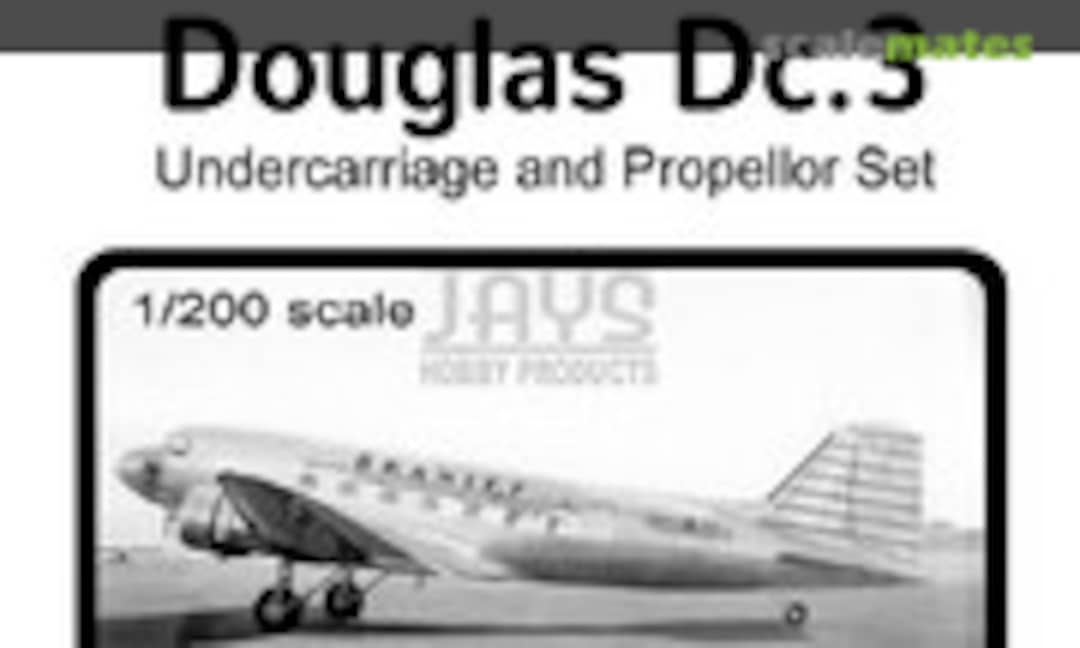 1:200 Douglas DC.3 Undercarriage and Propeller Set (JAYS Model Kits JY0423) JY0423