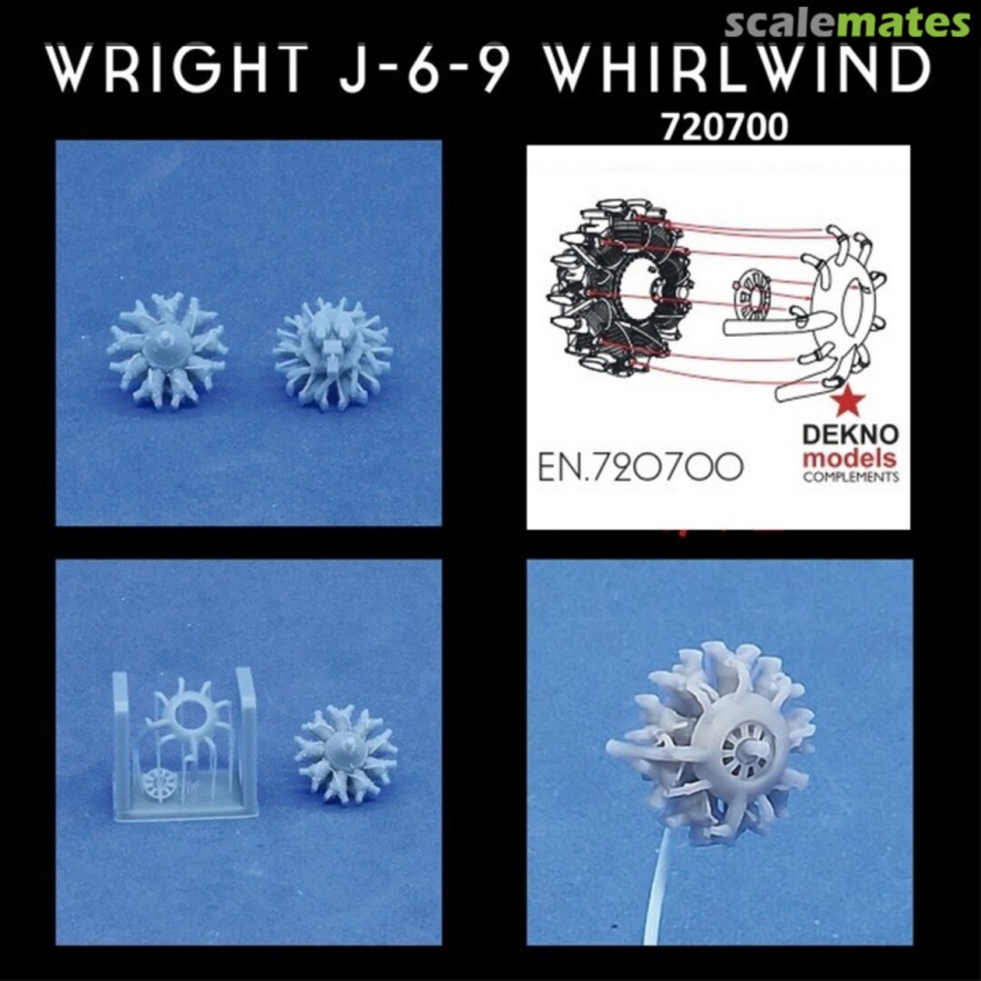 Boxart Wright J-6-9 Whirlwind 720700 Dekno Models