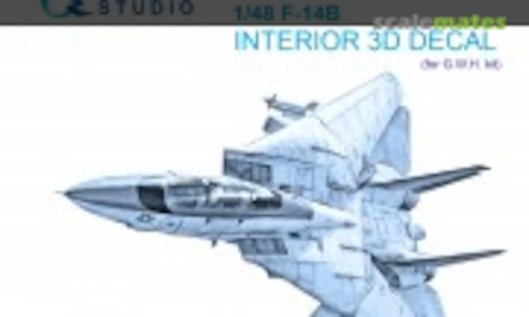 1:48 F-14B interior 3D decals (small version) (Quinta Studio QDS-48404) QDS-48404