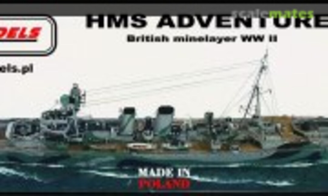1:700 HMS Adventure - British Minelayer WW II (AJM Models 700-045) 700-045