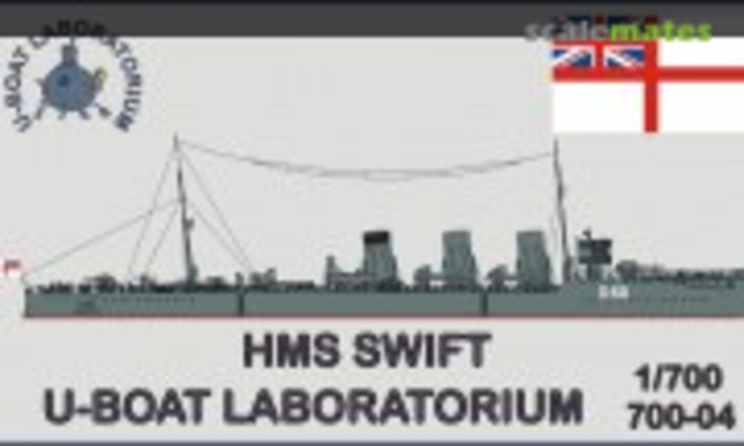 1:700 HMS Swift (U-Boat-Laboratorium 700-04) 700-04