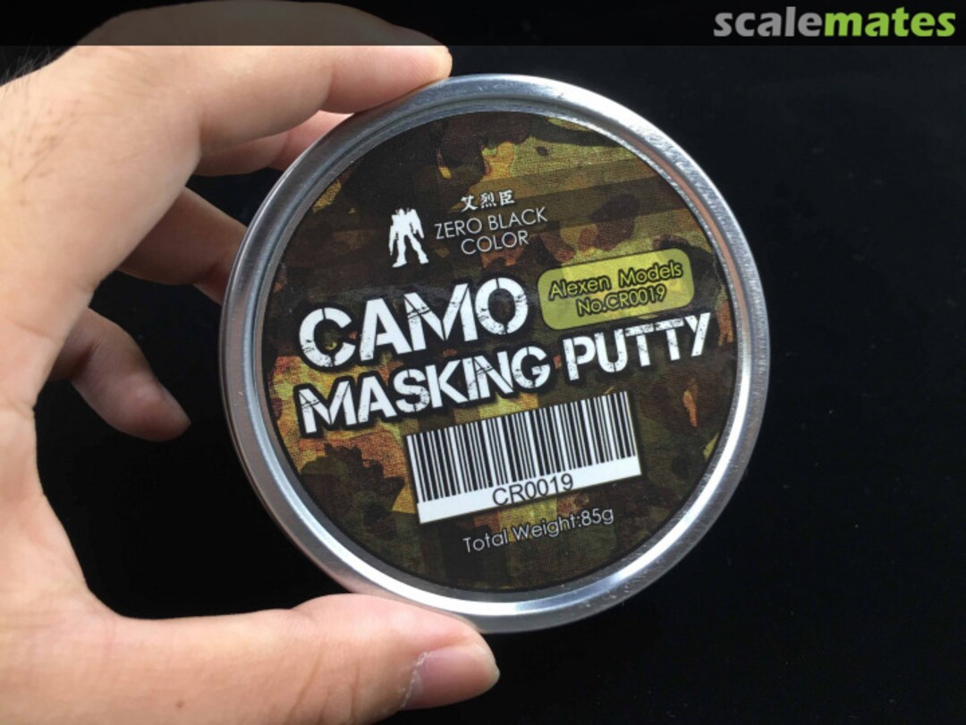 Boxart Gundams "Zero Black" Camoflage Masking Putty(hard kind) CR0019 Alexen Model Boxart Gundams "Zero Black" Camoflage Masking Putty(hard kind) CR0019 Alexen Model