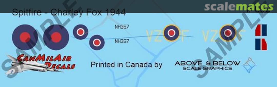 Boxart Spitfire Mk IX 093 Above & Below Graphics Boxart Spitfire Mk IX 093 Above & Below Graphics