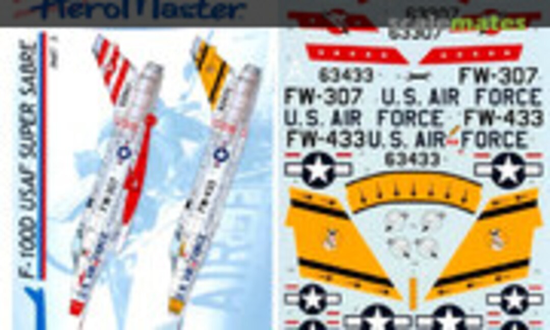 1:48 F-100D USAF Super Sabre Part 3 (AeroMaster 48-725) 48-725