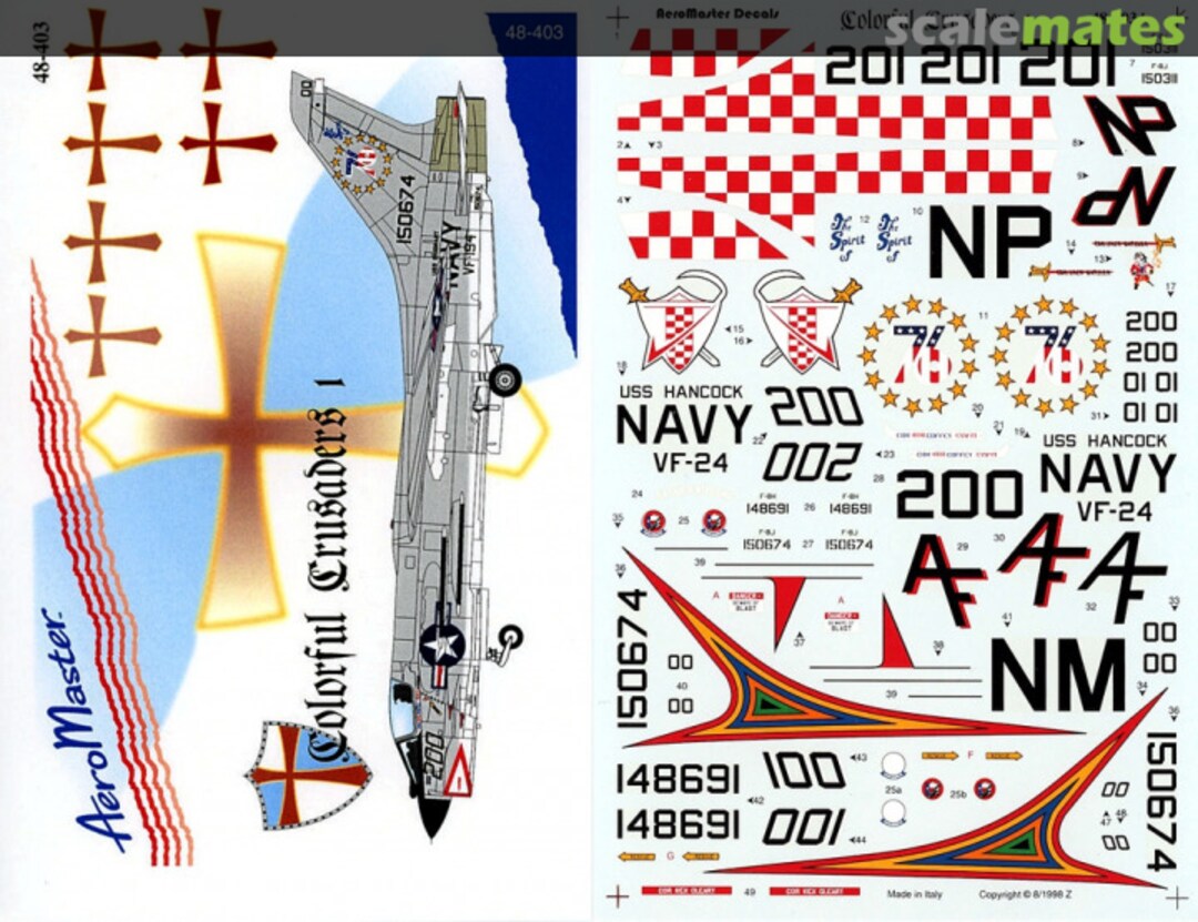 Boxart Colorful Crusaders I 48-403 AeroMaster Boxart Colorful Crusaders I 48-403 AeroMaster