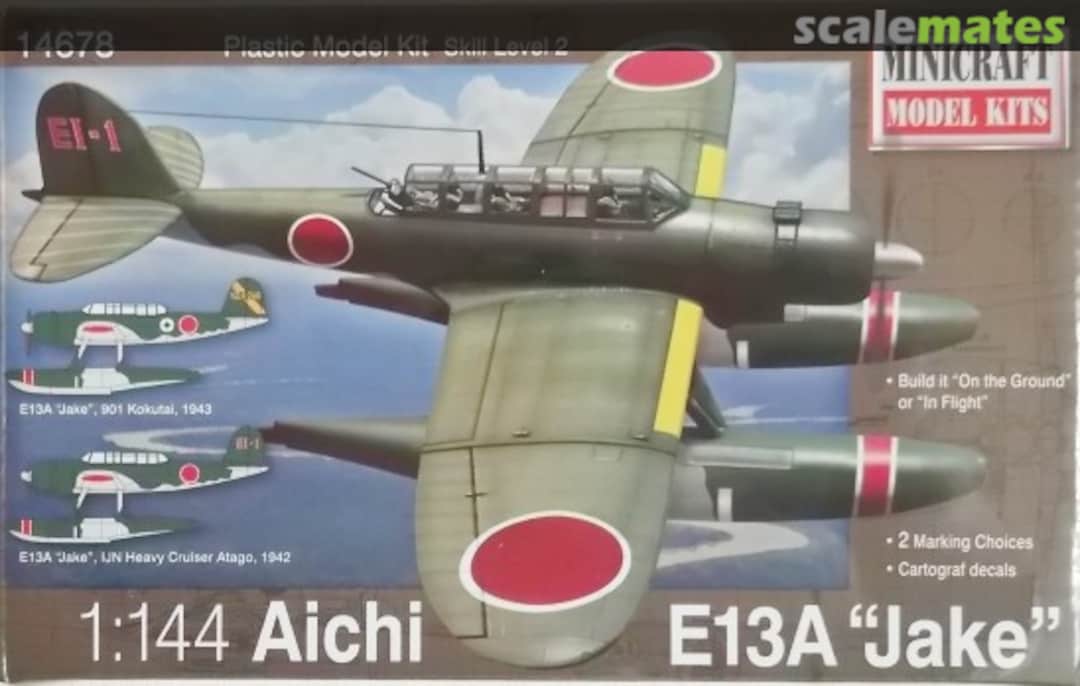 Boxart Aichi E13A "Jake" 14678 Minicraft Model Kits Boxart Aichi E13A "Jake" 14678 Minicraft Model Kits