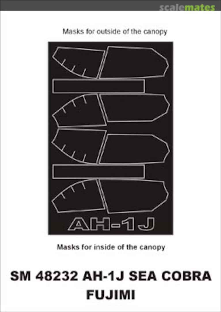 Boxart Bell AH-1J Sea Cobra SM48232 Montex Boxart Bell AH-1J Sea Cobra SM48232 Montex