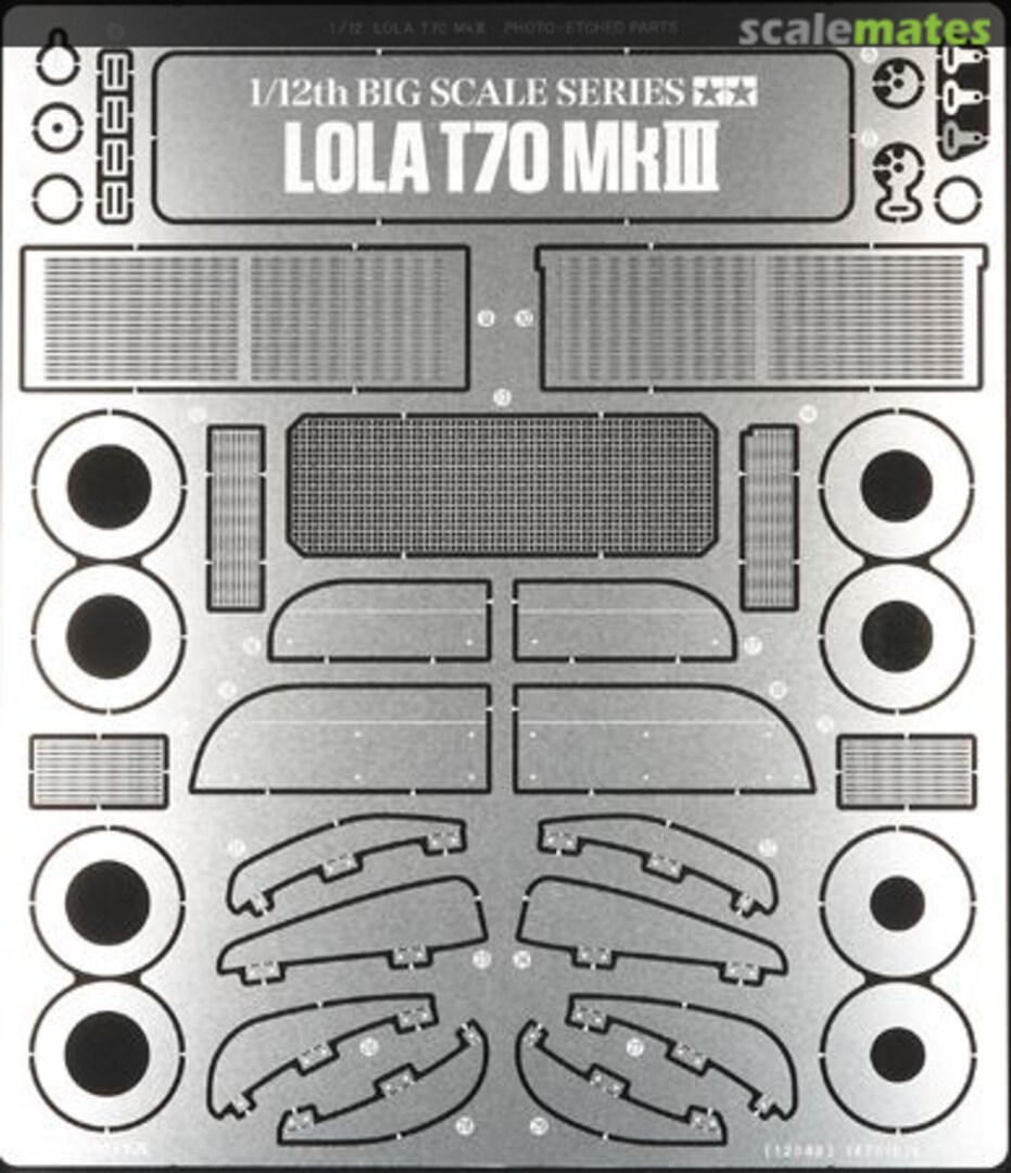 Boxart Lola T70 MkIII- PE Detail Up TAM.12PE-12043 Tamiya