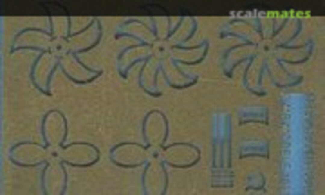 1:350 Modern Russian SSN/SSBN Propellers (Yankee Modelworks YKM-3026) YKM-3026