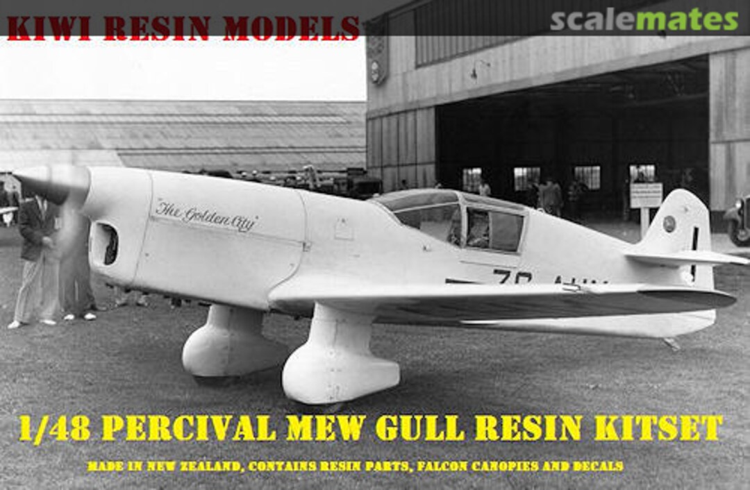 Boxart Percival E.2H Mew Gull  Kiwi Resin Models