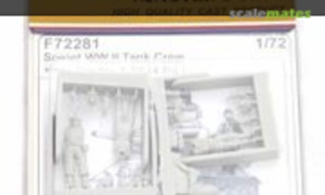 1:72 Soviet WW II Tank Crew + soldier for T-34 (CMK F72281)