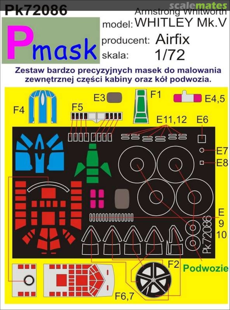 Boxart Armstrong Whitworth Whitley Mk.V PK72086 Pmask Boxart Armstrong Whitworth Whitley Mk.V PK72086 Pmask