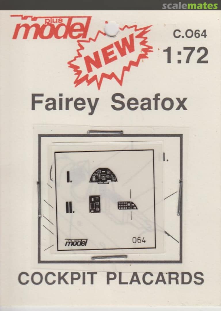 Boxart Fairey Seafox C.064 PlusModel Boxart Fairey Seafox C.064 PlusModel