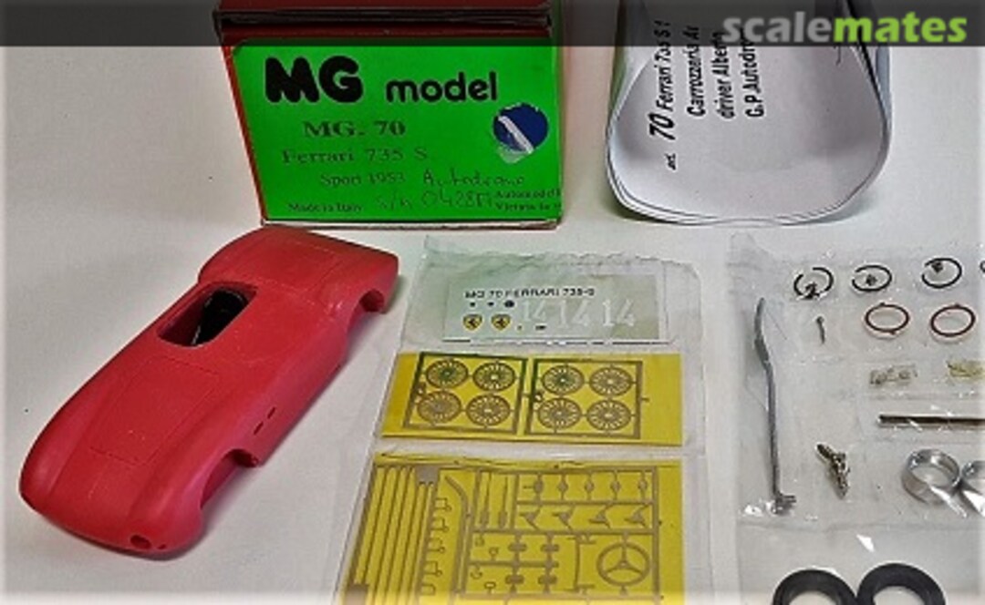 Boxart Ferrari 735S #0428M MG70 MG Model Plus Boxart Ferrari 735S #0428M MG70 MG Model Plus