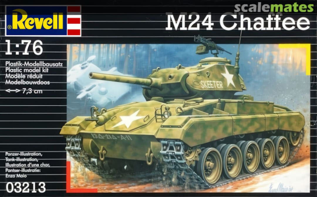 Boxart M24 Chaffee 03213 Revell Boxart M24 Chaffee 03213 Revell