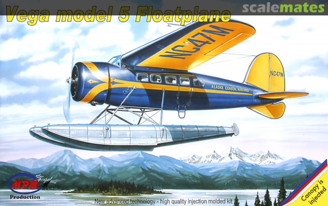 Boxart Vega model 5 Floatplane 72528 MPM Production Boxart Vega model 5 Floatplane 72528 MPM Production