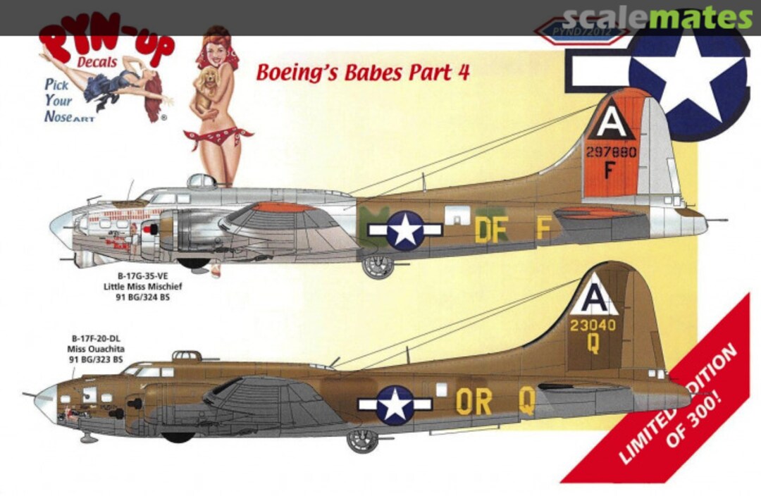 Boxart Boeing's Babes Part 4 PYND72012 Pyn-Up Decals Boxart Boeing's Babes Part 4 PYND72012 Pyn-Up Decals