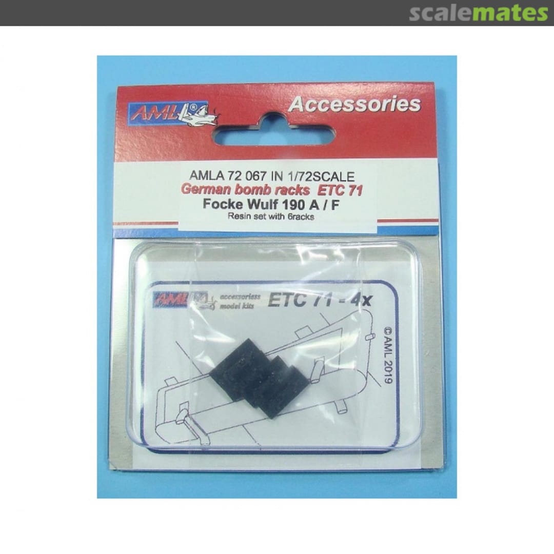 Boxart German bomb racks ETC 71 AMLA 72 067 AML Boxart German bomb racks ETC 71 AMLA 72 067 AML