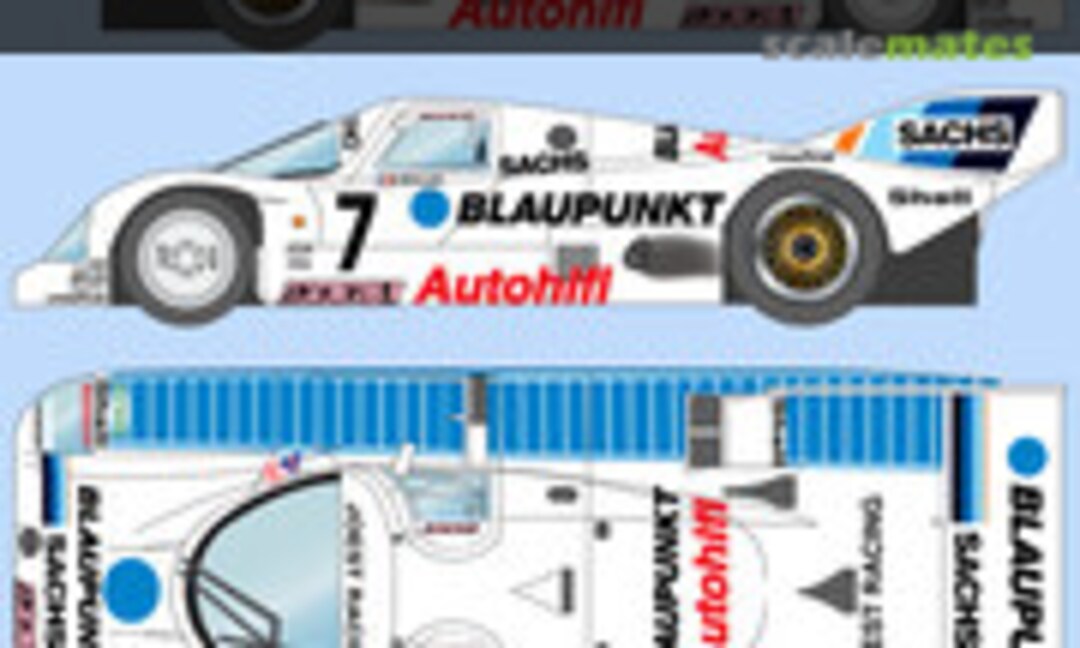 1:24 Porsche 962 C #011 "BLAUPUNKT Autohifi" (Indycals )
