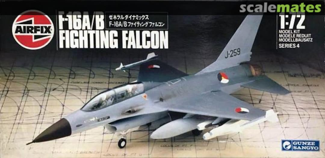 Boxart F-16A/B Fighting Falcon GX-154 Airfix/Gunze Boxart F-16A/B Fighting Falcon GX-154 Airfix/Gunze