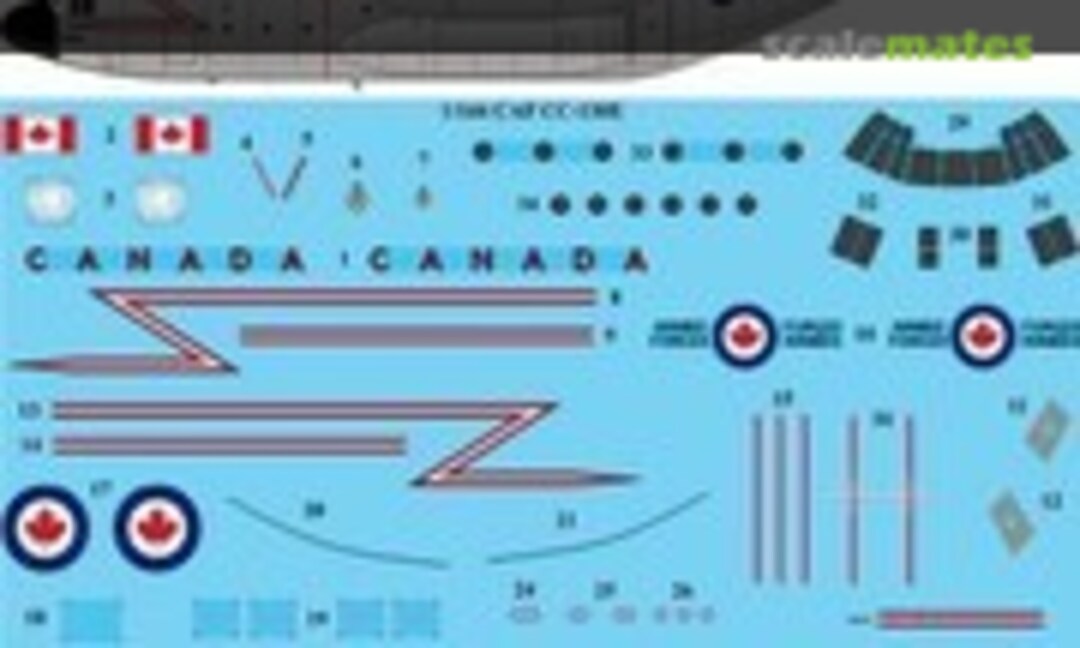 1:144 CAF CC-130E (26 Decals STS44358)