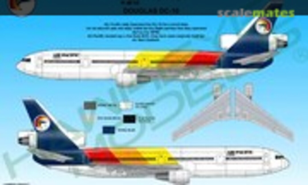 1:144 Air Pacific, Douglas DC-10, 1970s - 1980s (Hawkeye Models CDS-020) CDS-020