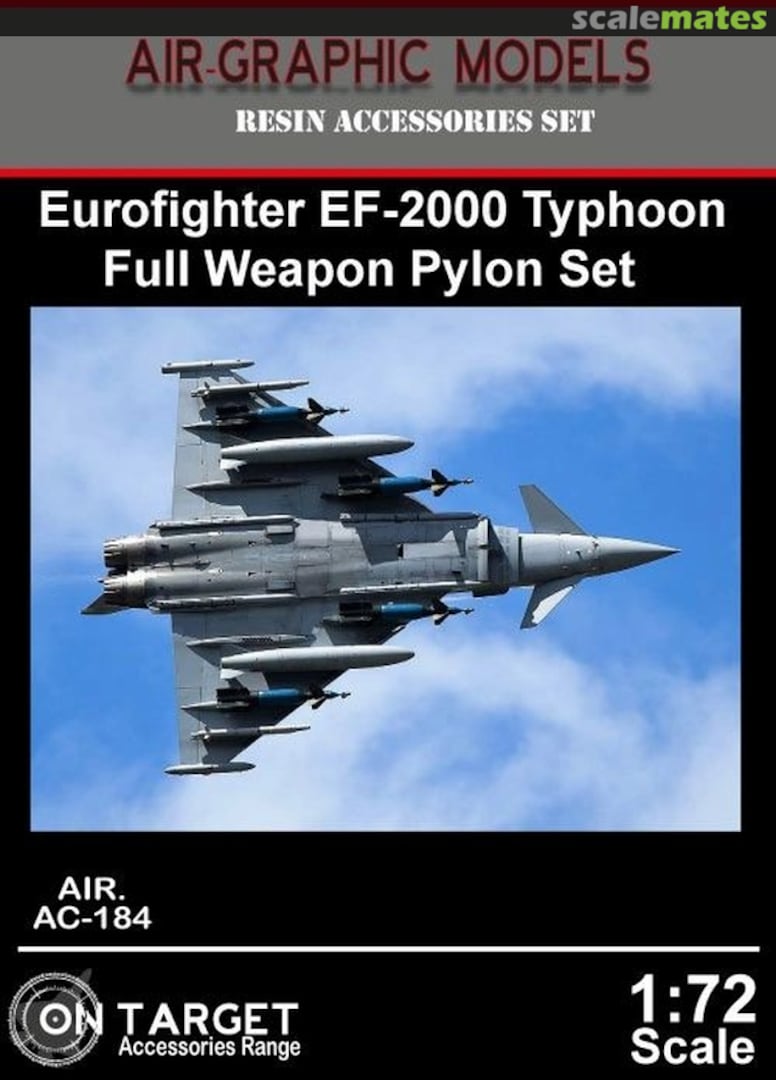 Boxart Eurofighter EF2000 Typhoon Full Weapon Pylon Set AIR.AC-184 Air-Graphics Models Boxart Eurofighter EF2000 Typhoon Full Weapon Pylon Set AIR.AC-184 Air-Graphics Models
