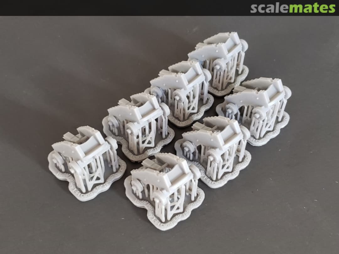 Boxart Carriages for 18-pounder Cannons, Royal Navy long-pattern 64-carriage 18# long-7 Model Monkey