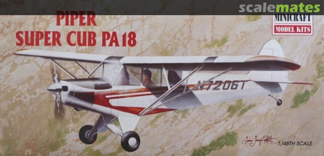 Boxart Piper Super Cub PA18 11611 Minicraft Model Kits Boxart Piper Super Cub PA18 11611 Minicraft Model Kits