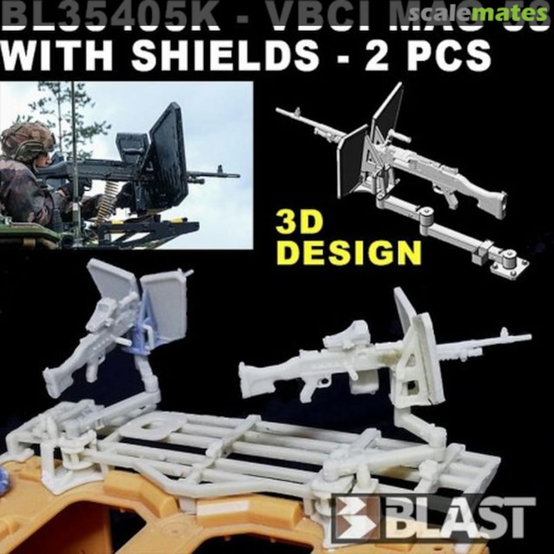 Boxart VBCI MAG 58 With Shields - 2 pcs BL35405K Blast Models