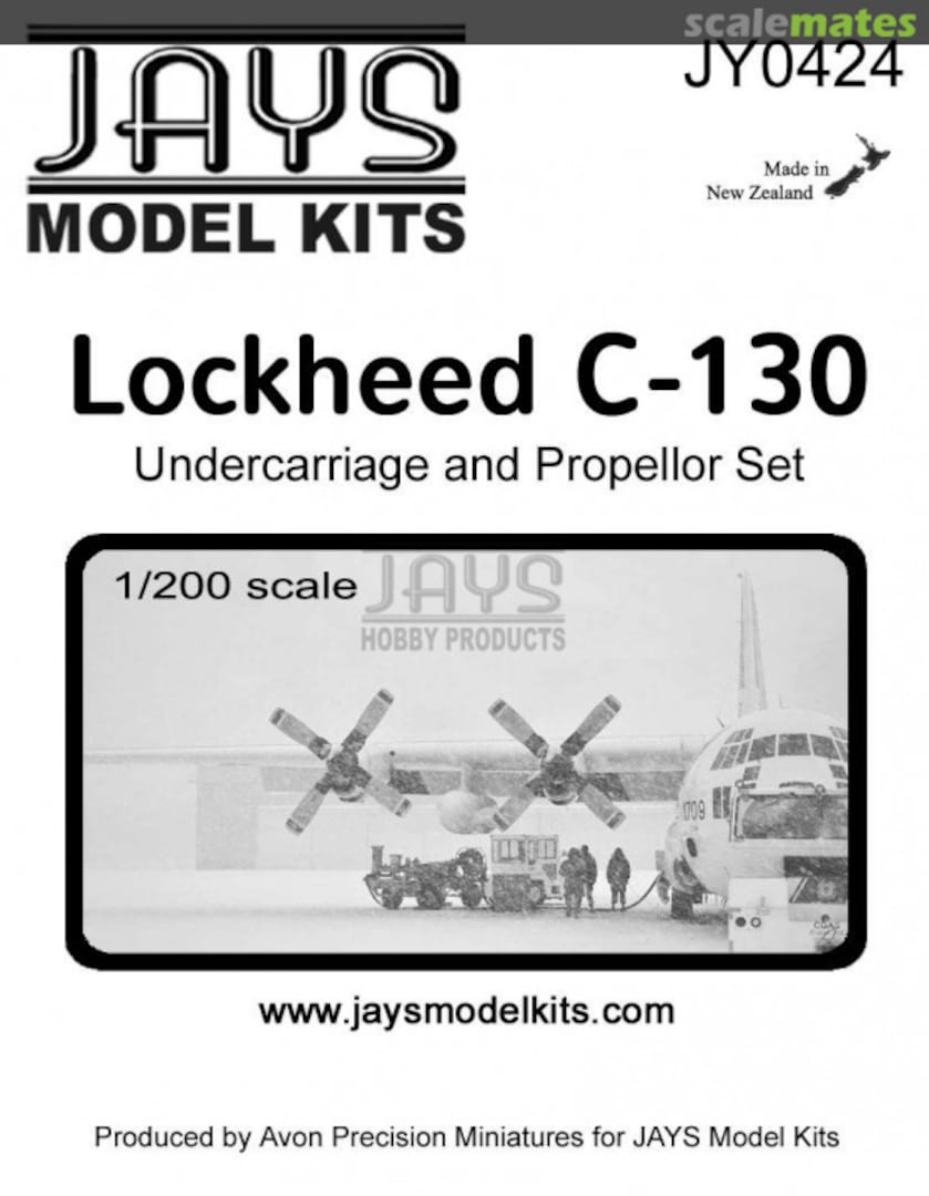 Boxart Lockheed C-130 Undercarriage and Propeller Set JY0424 JAYS Model Kits Boxart Lockheed C-130 Undercarriage and Propeller Set JY0424 JAYS Model Kits