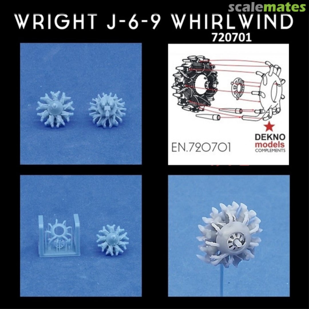 Boxart Wright J-6-9 Whirlwind 720701 Dekno Models Boxart Wright J-6-9 Whirlwind 720701 Dekno Models