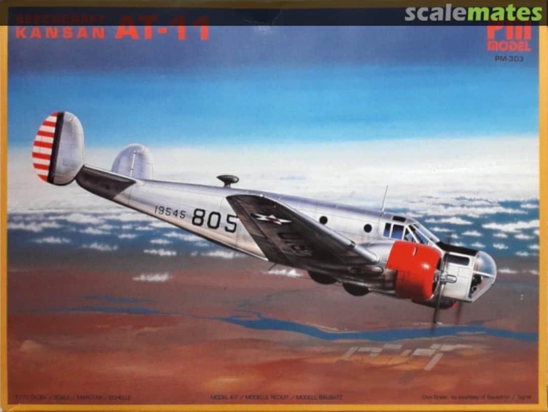 Boxart Beechcraft AT-11 Kansan PM-303 PM Model Boxart Beechcraft AT-11 Kansan PM-303 PM Model