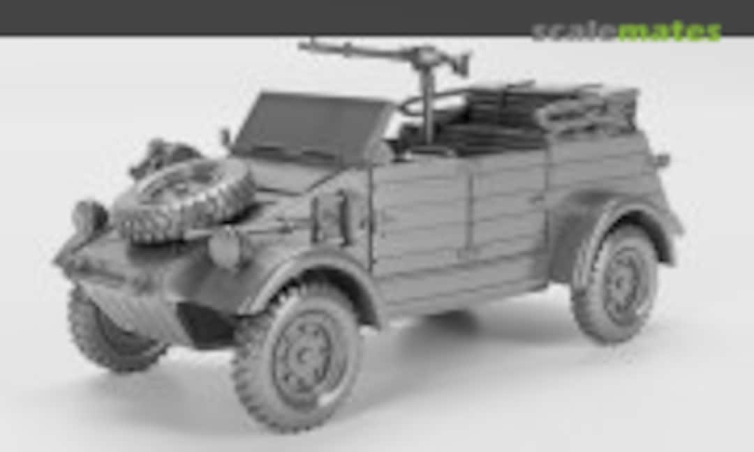 1:72 VW Kubelwagen Typ 82 z MG34 (3D-Printed) (EMP3d 72012233)