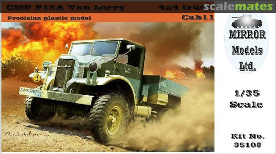 Boxart CMP F15A Van Lorry 35108 MIRROR Models Boxart CMP F15A Van Lorry 35108 MIRROR Models