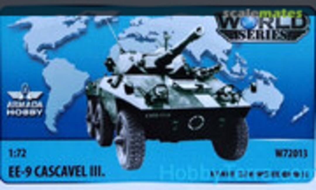 1:72 Brazilian 6x6 armored car EE-9 Cascavel III. (resin kit & PE set) (Armada Hobby W72013) W72013