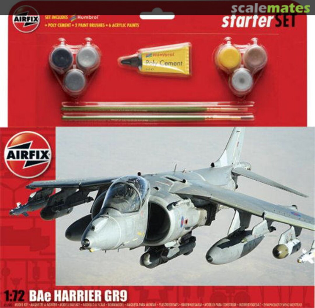Boxart BAe Harrier GR9 A55300 Airfix Boxart BAe Harrier GR9 A55300 Airfix