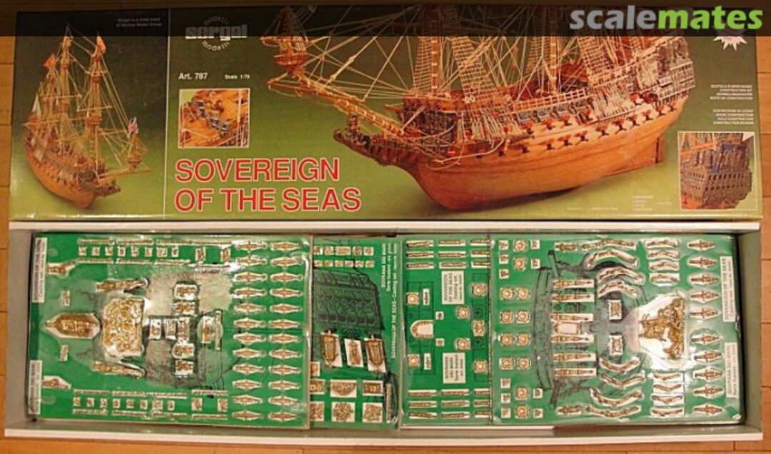 Boxart Sovereign of the Seas 787 Mantua Model Boxart Sovereign of the Seas 787 Mantua Model