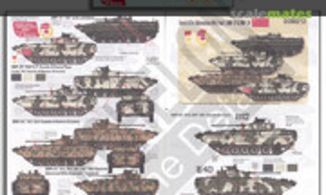 1:35 Soviet AFVs Afghanistan War Pt 1: BMP-1P & BMP-2D (Echelon Fine Details D356212)