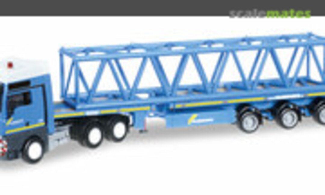 MAN TGA XXL 6x4 Teletrailer-Sattelzug mit Derrick Gittermast 12 m "Felbermayr" (A) (Herpa 305266)