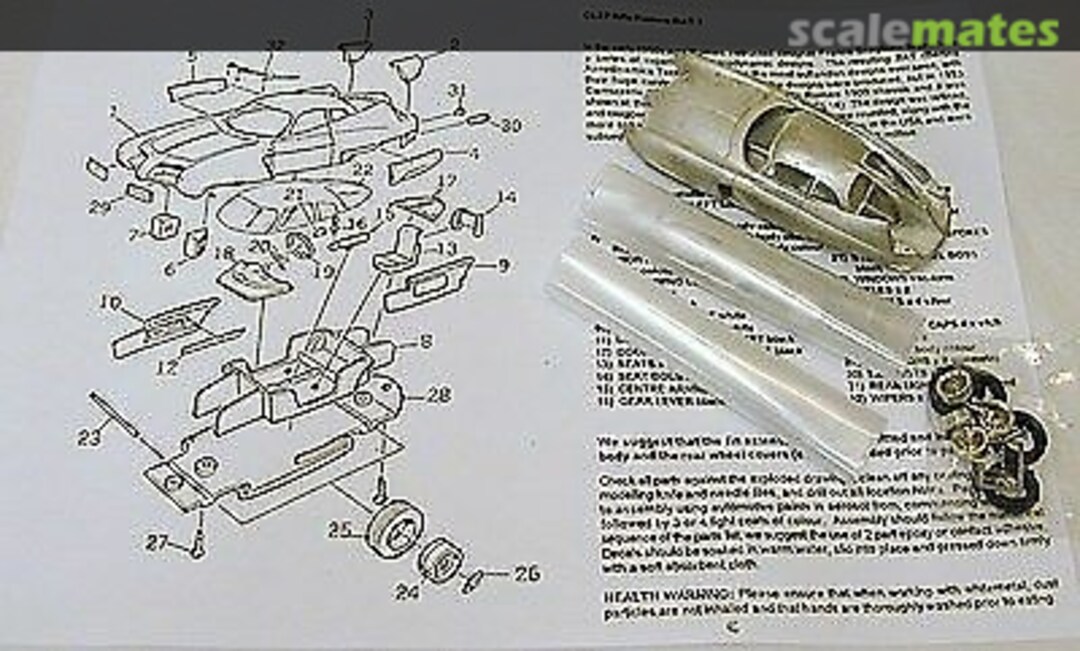 Boxart Alfa Romeo BAT 7 CL22 Scale Model Technical Service Boxart Alfa Romeo BAT 7 CL22 Scale Model Technical Service
