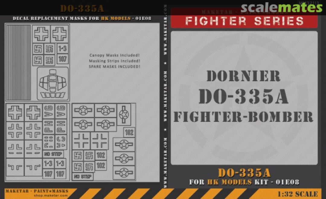 Boxart Dornier Do-335A MM32113V Maketar Boxart Dornier Do-335A MM32113V Maketar