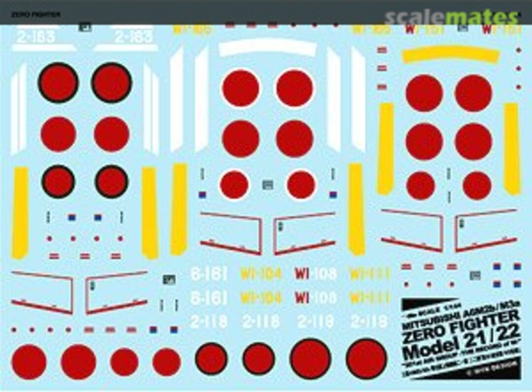 Boxart Mitsubishi A6M2b/3a Zero Model 21/22 201 Air Corps A-483 MYK Design