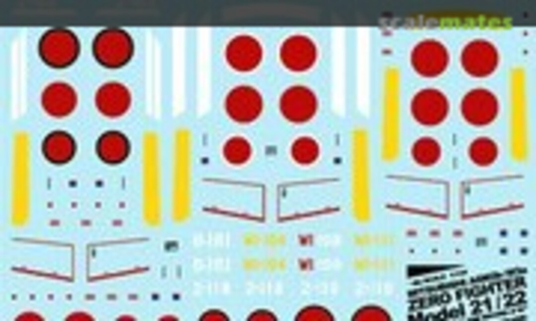 1:144 Mitsubishi A6M2b/3a Zero Model 21/22 201 Air Corps (MYK Design A-483) A-483