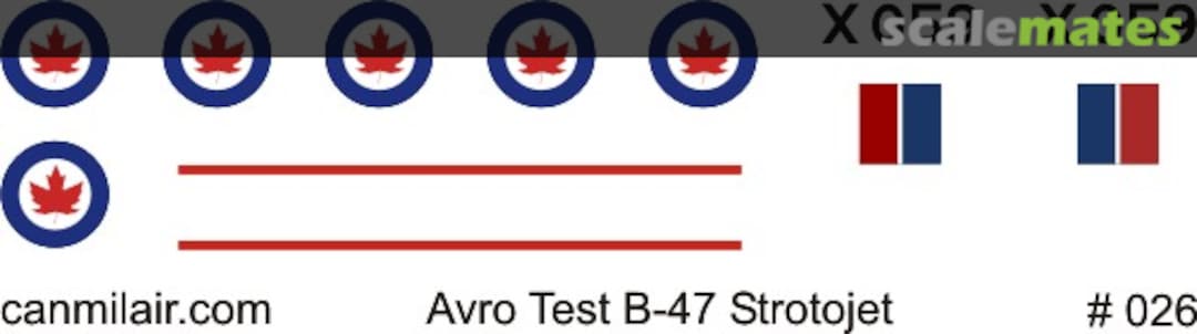 Boxart Boeing B-47B Stratojet - CL-52 026-72 CanMilAir Boxart Boeing B-47B Stratojet - CL-52 026-72 CanMilAir